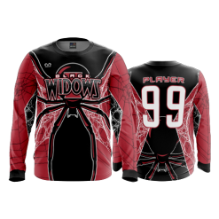 3448 FD Long Sleeve MENS POPSLO-BLACK-WIDOWS