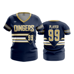 3450 FD Womens V-Neck POPSLO-DINGERS