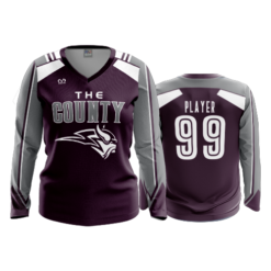 3471 FD Womens V-Neck Longsleeve VINTON-COUNTY