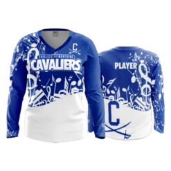 3442 FD Womens V-Neck Longsleeve CHILLICOTHE-MARCHING-BAND-1