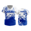 3442 FD Womens V-Neck CHILLICOTHE-MARCHING-BAND-2