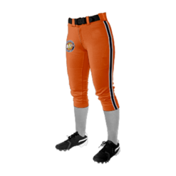 2909 FD Girls Fastpitch Pant CL LASERS-ORANGE-2023-2