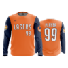 2909 FD Long Sleeve MENS LASERS-ORANGE-NAVYSLV