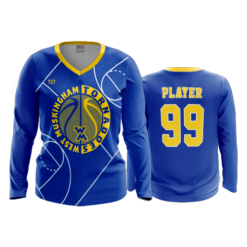 2243 FD Womens V-Neck Longsleeve WEST-M-BASKETBALL-2022