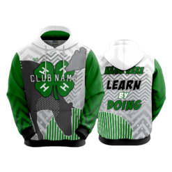 1258 FD Hoody FOUR-H-COW-CHEVRON-DOT