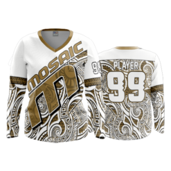 2894 FD Womens V-Neck Longsleeve MOSAIC-2