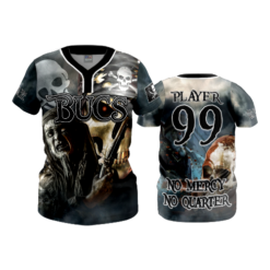 994 FD WOMENS 2 BUTTON SCOOP NECK CL BUCS-2