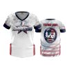 1973 FD Womens V-Neck TEAM-USA-ARMWRESTLING-2