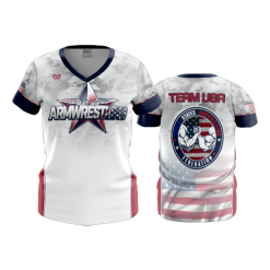 1973 FD Womens V-Neck TEAM-USA-ARMWRESTLING-2