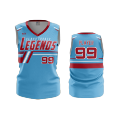3481 FD Womens V-Neck Sleeveless CLARK-COUNTY-LEGENDS-1