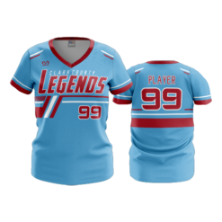 3481 FD Womens V-Neck CLARK-COUNTY-LEGENDS-1