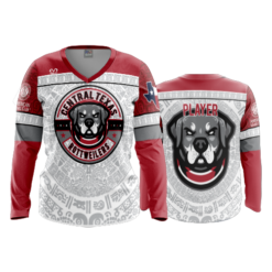 622 FD Womens V-Neck Longsleeve CENTRAL-TEXAS-ROTTWEILERS-2
