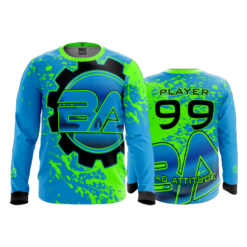 3469 FD Long Sleeve MENS BAD-ATTITUDE-1-FLO INK + $5