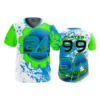 3469 FD Sport V-Neck MENS BAD-ATTITUDE-2-FLO INK + $5