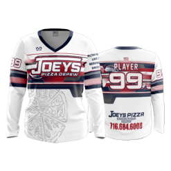 2938 FD Womens V-Neck Longsleeve JOEYS-PIZZA-2