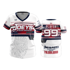 2938 FD Womens V-Neck JOEYS-PIZZA-2