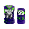 869 FD Womens V-Neck Sleeveless BDBK-1-FLO INK + $5