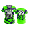 869 FD Womens V-Neck BDBK-2-FLO INK + $5