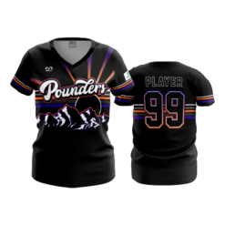1310 FD Womens V-Neck POUNDERS-2022-1