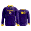 2550 FD Quarter Zip LS - Ribbed Collar - CL MCCLAIN-TIGERS-BASKETBALL