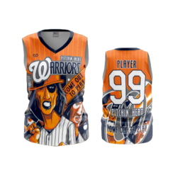 3482 FD Womens V-Neck Sleeveless PITCHIN-HEAT-WARRIORS-2