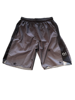 Men's Microfiber Shorts Grey/Black/Stars