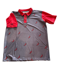 3 Button Polo Shirt Peppers