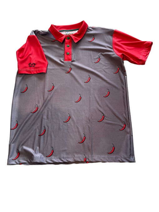 3 Button Polo Shirt Peppers