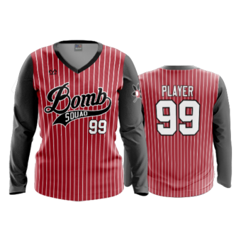 3486 FD Womens V-Neck Longsleeve BUCKEYE-BOMB-SQUAD-1