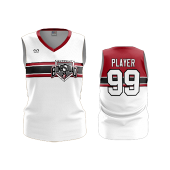 3486 FD Womens V-Neck Sleeveless BUCKEYE-BOMB-SQUAD-2