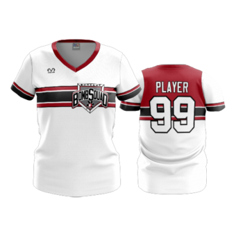 3486 FD Womens V-Neck BUCKEYE-BOMB-SQUAD-2