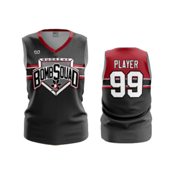 3486 FD Womens V-Neck Sleeveless BUCKEYE-BOMB-SQUAD-3