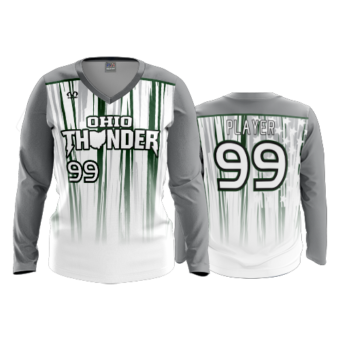 3489 FD Womens V-Neck Longsleeve OHIO-THUNDER-1