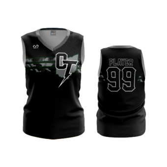 3489 FD Womens V-Neck Sleeveless OHIO-THUNDER-2