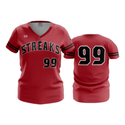 3487 FD Womens V-Neck PIKETON-BASEBALL-2022-2