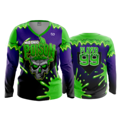 3491 FD Womens V-Neck Longsleeve MID-OHIO-POISON-1