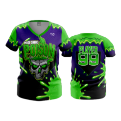 3491 FD Womens V-Neck MID-OHIO-POISON-1