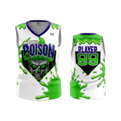 3491 FD Womens V-Neck Sleeveless MID-OHIO-POISON-2
