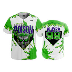 3491 FD ProTek Mens Full Button Down - CL MID-OHIO-POISON-2