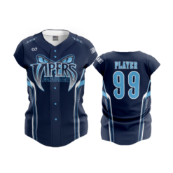 3490 FD Womens Full Button Capsleeve GC-VIPERS-REESE-1