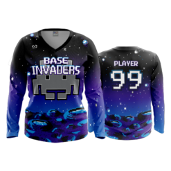 3485 FD Womens V-Neck Longsleeve BASE-INVADERS-2022-1