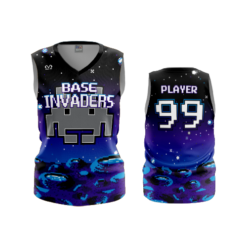 3485 FD Womens V-Neck Sleeveless BASE-INVADERS-2022-1