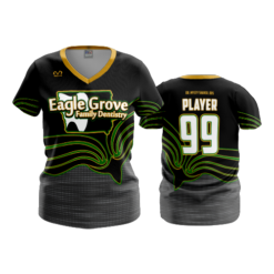 2500 FD Womens V-Neck EAGLE-GROVE-DENTISTRY-1