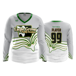 2500 FD Womens V-Neck Longsleeve EAGLE-GROVE-DENTISTRY-2