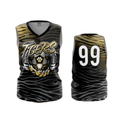 3506 FD Womens V-Neck Sleeveless TIGERS-SOCCER-1