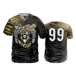3506 FD ProTek Mens Full Button Down - CL TIGERS-SOCCER-1