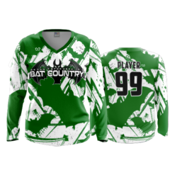 3484 FD Womens V-Neck Longsleeve BAT-COUNTRY-2