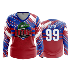 3017 FD Womens V-Neck Longsleeve AURORA-GATORS-1