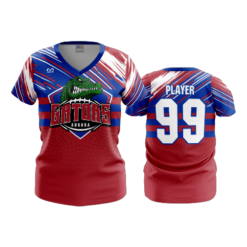 3017 FD Womens V-Neck AURORA-GATORS-1