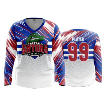 3017 FD Womens V-Neck Longsleeve AURORA-GATORS-2